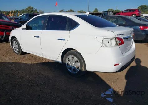 2015 Nissan Sentra S from USA, damaged, VIN 3N1AB7AP2FY282422